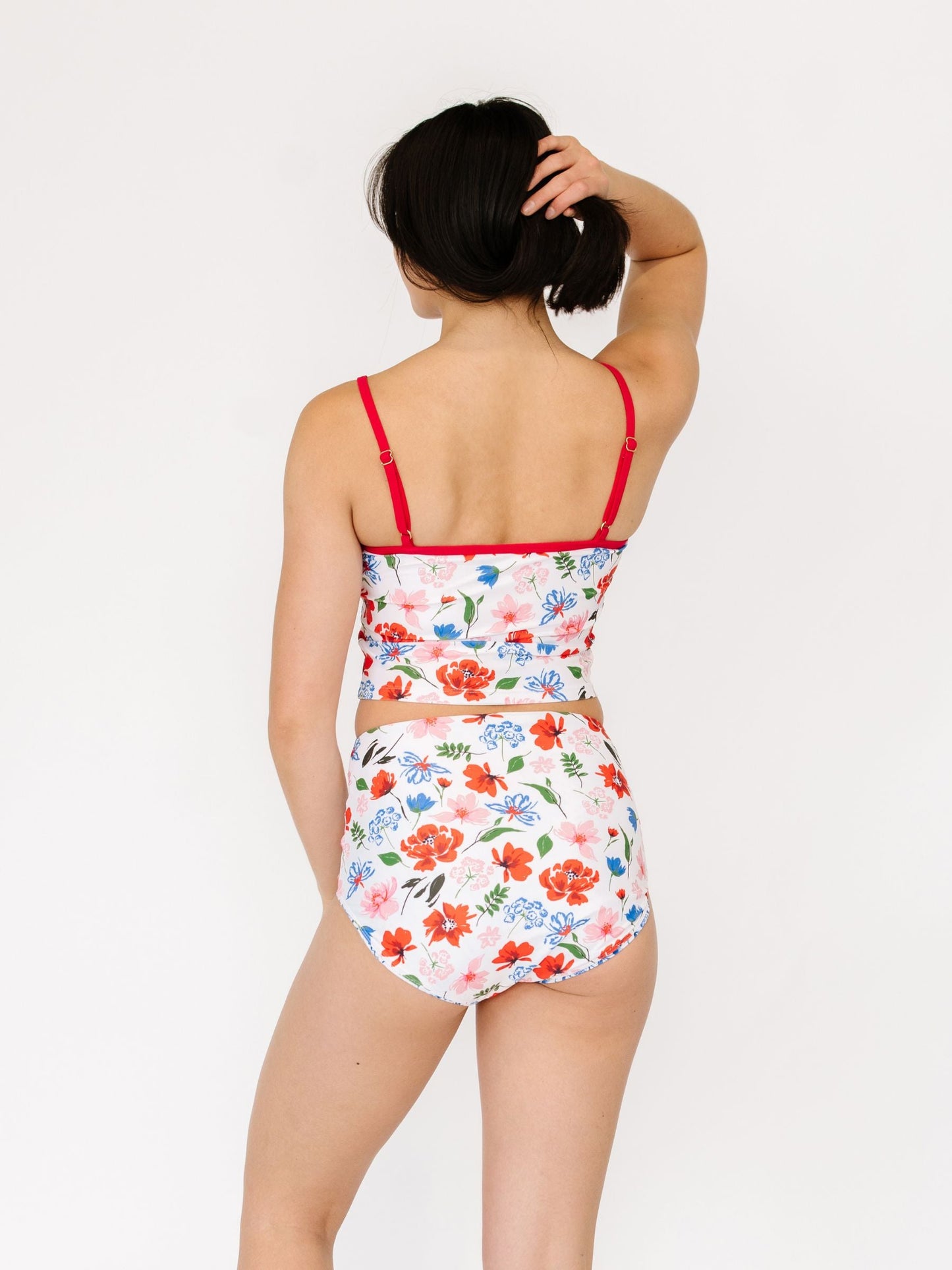 Americana Button Crop Top