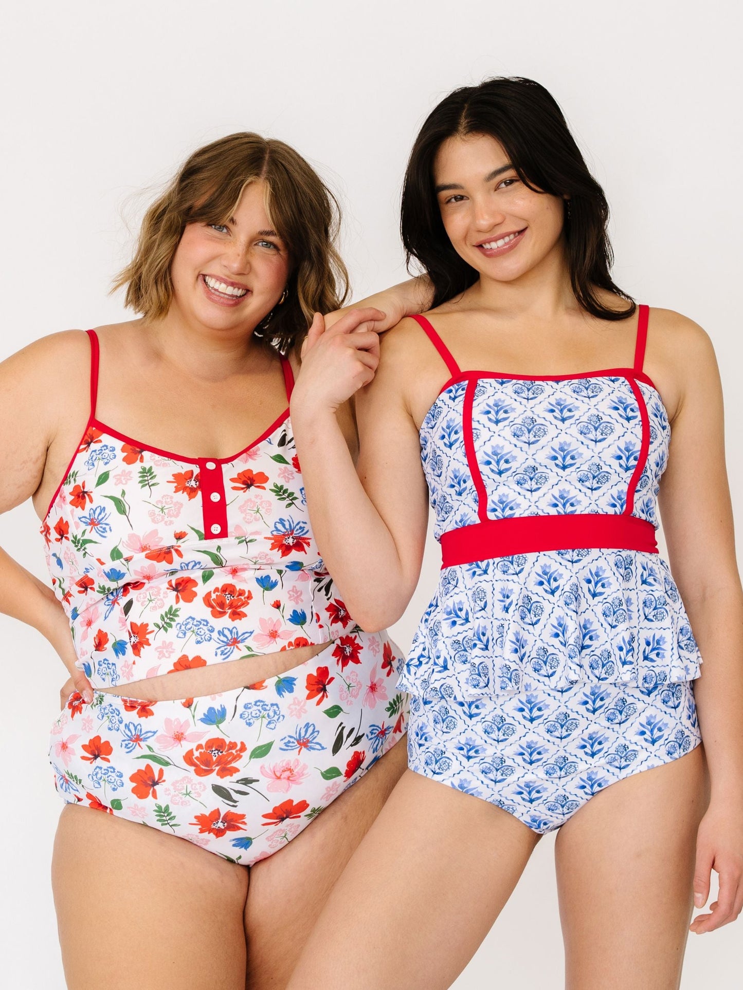 Americana Button Crop Top