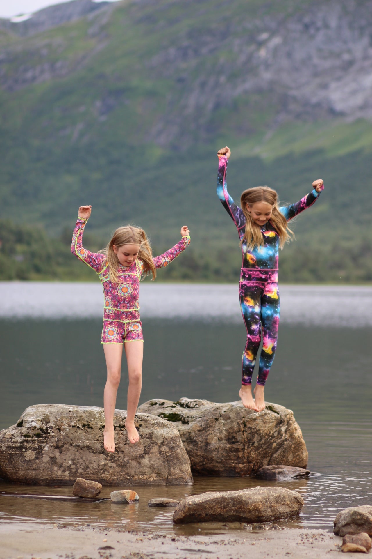 Girl's Short Swimsuit - Kaleidoscope *FINAL SALE*