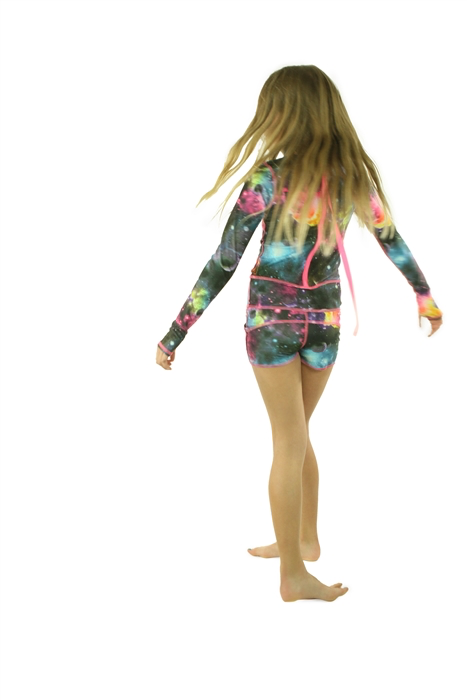 Girl's Short Swimsuit - Galaxy *FINAL SALE*