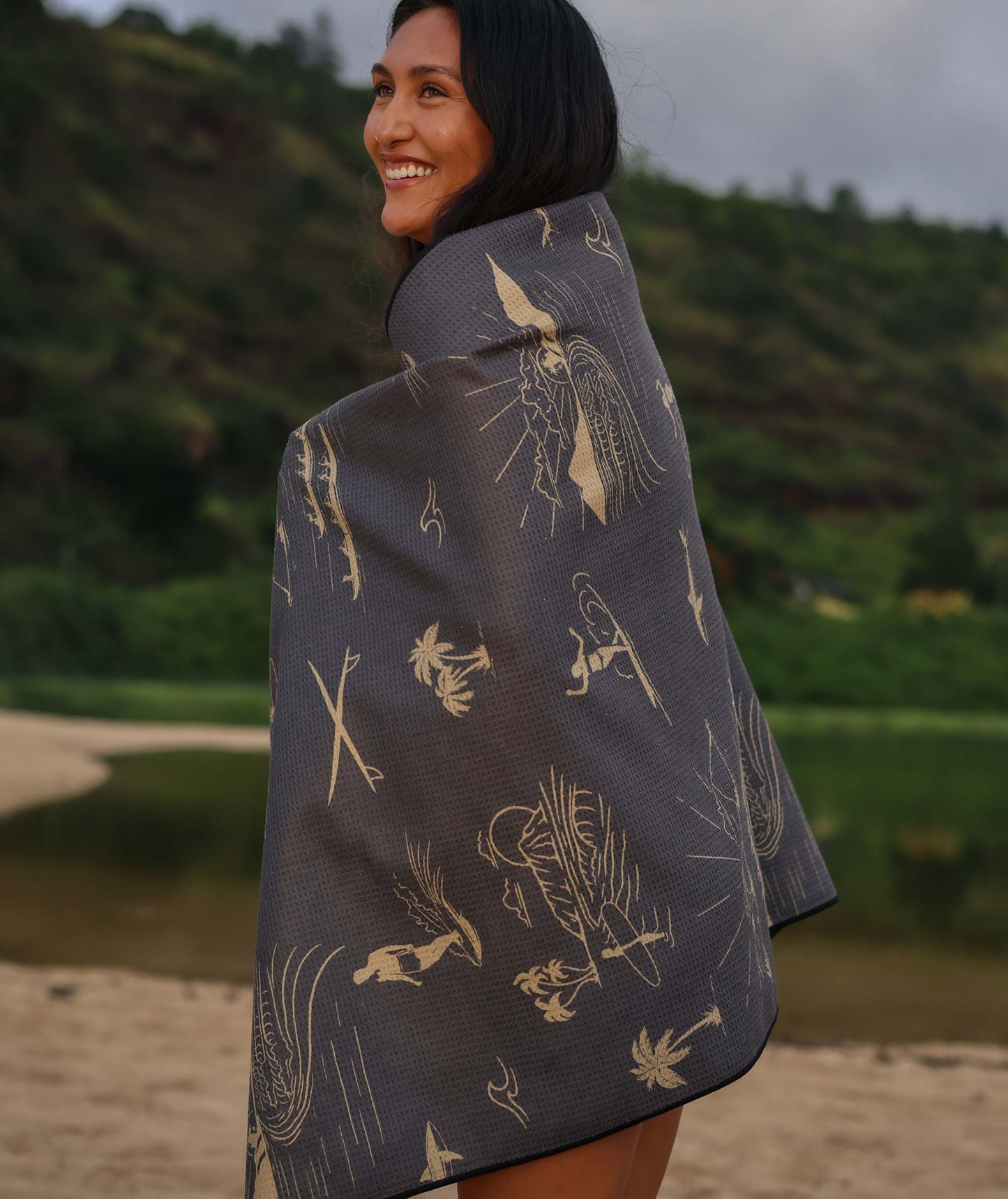 Beach Towel - Popoia