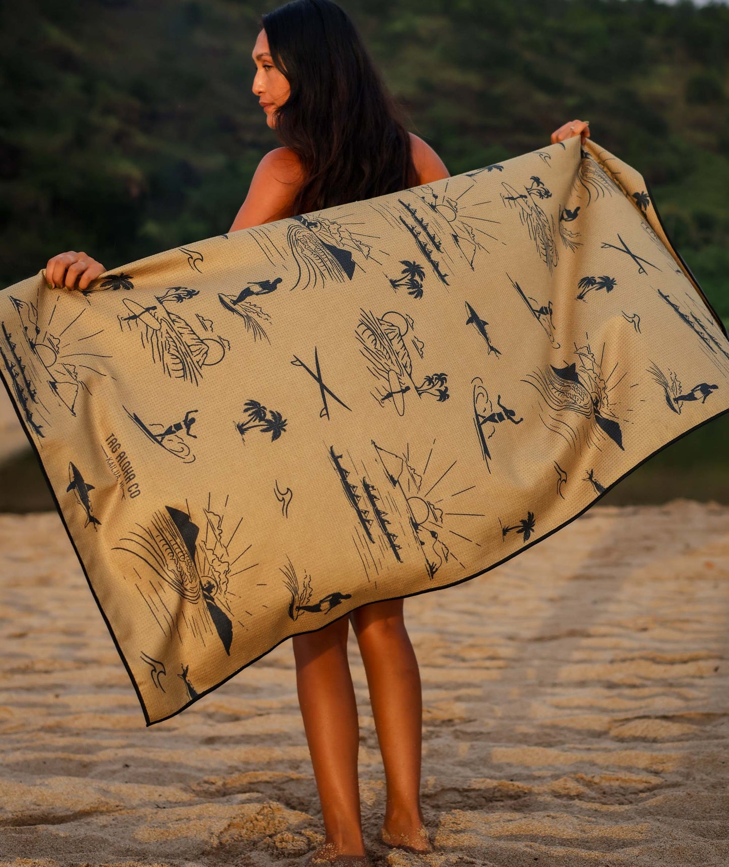 Beach Towel - Popoia