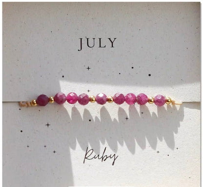 Crystal Birthstone Bracelet