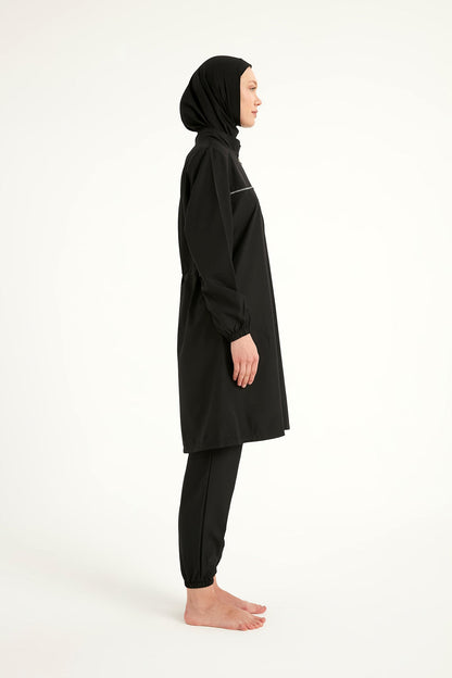 Andalus Black Full Coverage Burkini Set A2501-1