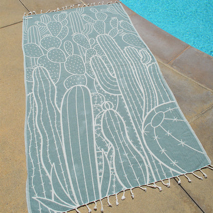 Saguaro Beach Towel