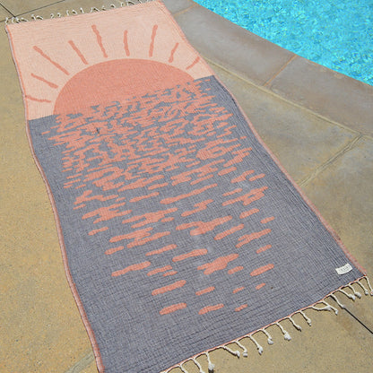 Sunset Lover Beach Towel