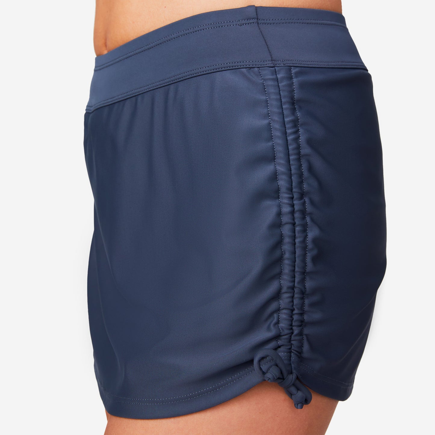 Women's Side Shirred Swim Skirt
