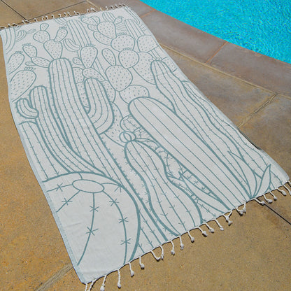 Saguaro Beach Towel