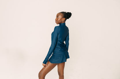 Women's Henley Top - Teal
