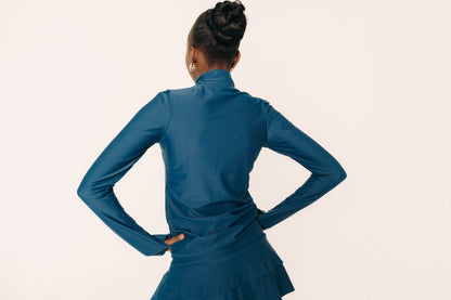 Women's Henley Top - Teal
