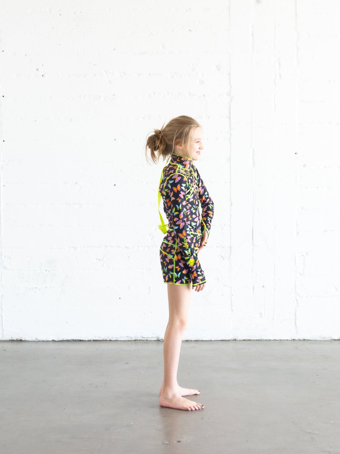 Girl's Short Swimsuit - Butterfly *FINAL SALE*