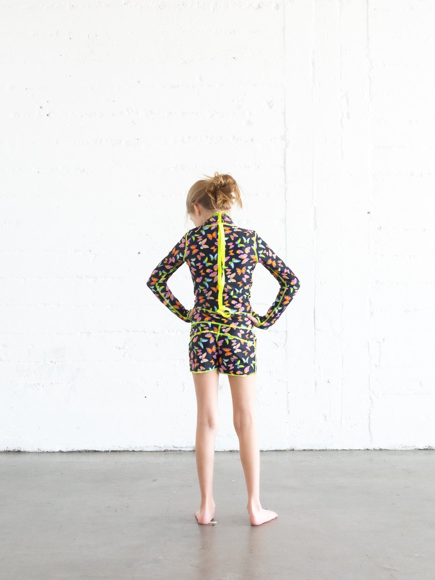 Girl's Short Swimsuit - Butterfly *FINAL SALE*