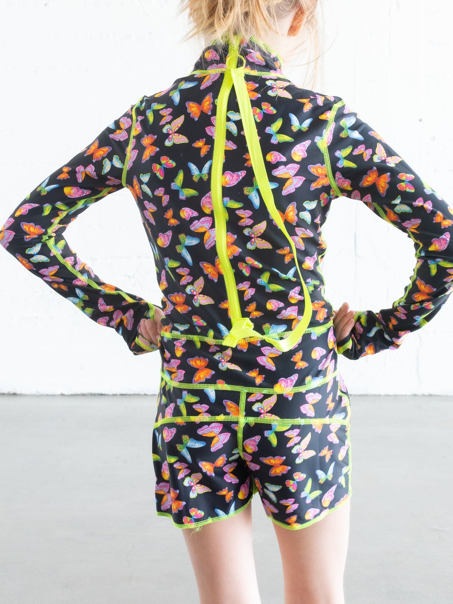 Girl's Short Swimsuit - Butterfly *FINAL SALE*
