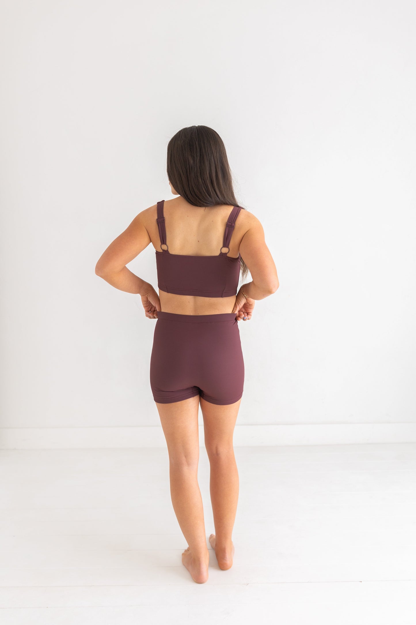 Miley Swim Shorts in Toasted Mocha