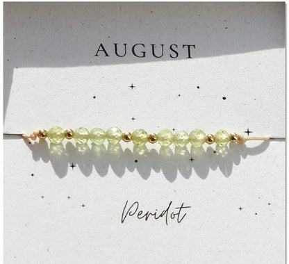 Crystal Birthstone Bracelet