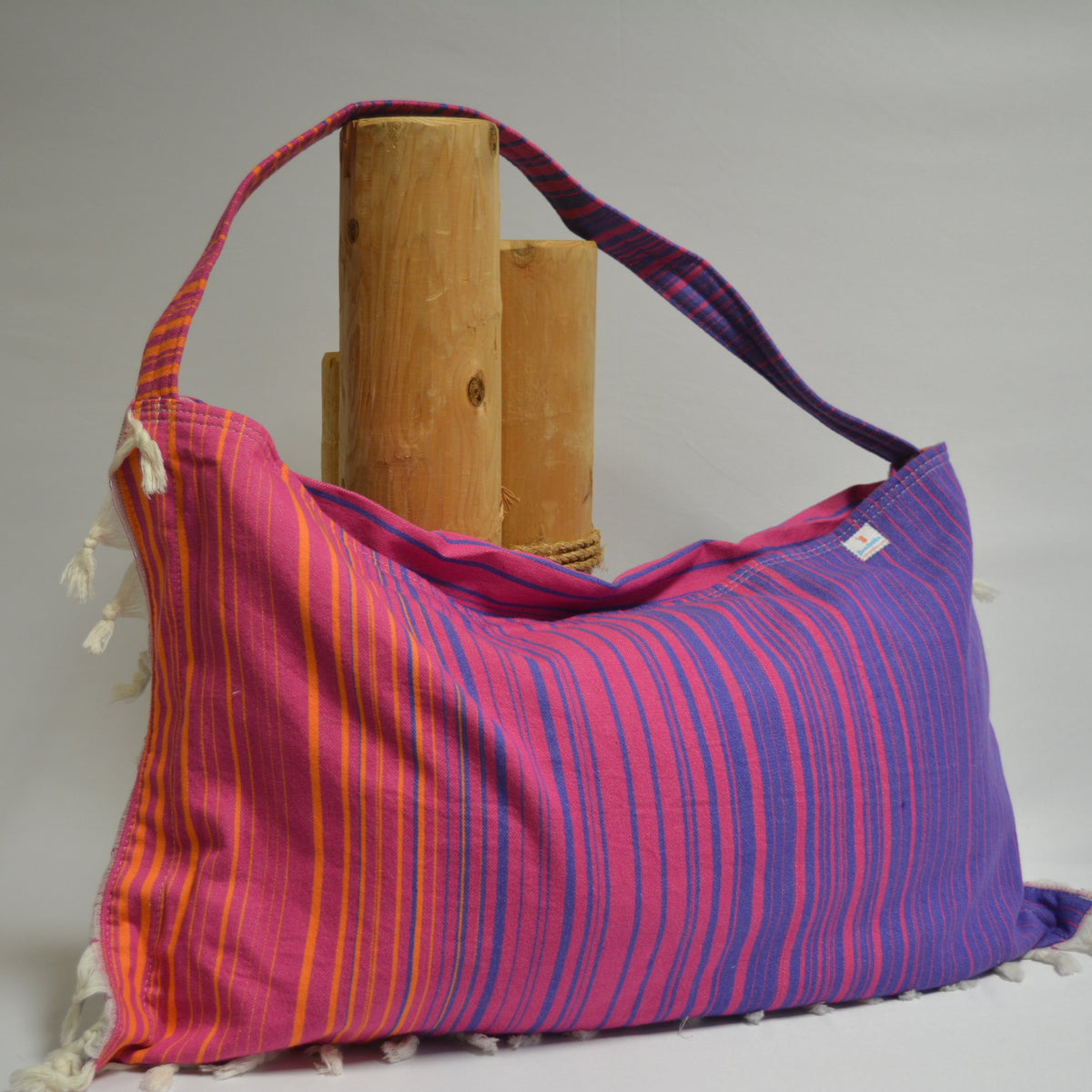 3‑in‑1 Turkish Cotton Beach Bag, Towel & Chair Cover (Solid Collection)