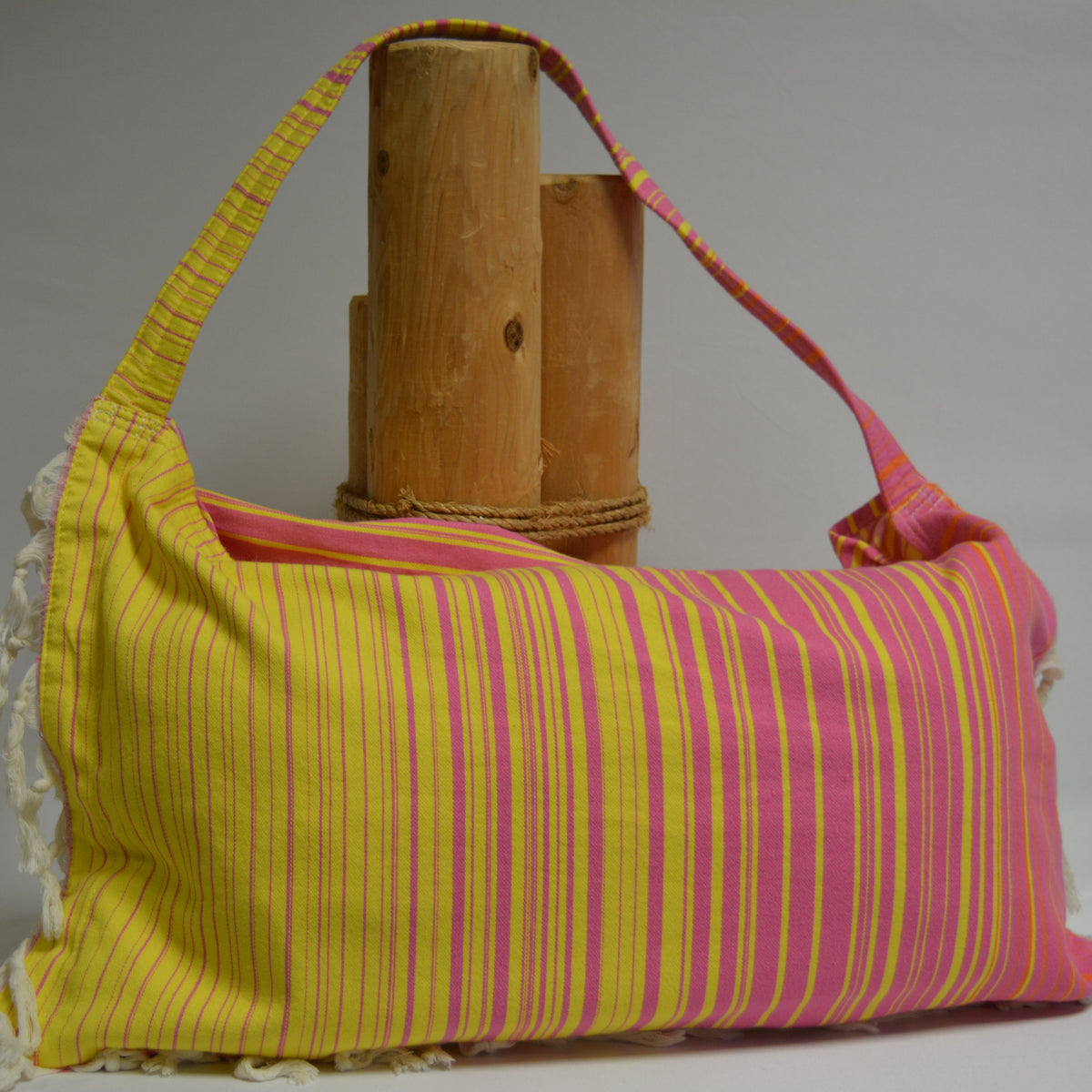 3‑in‑1 Turkish Cotton Beach Bag, Towel & Chair Cover (Solid Collection)