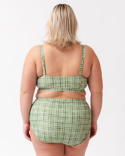 Forage Floral / Fern Gingham Reversible Ultra High-Waist Bottom