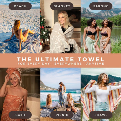 Orange Beach towel