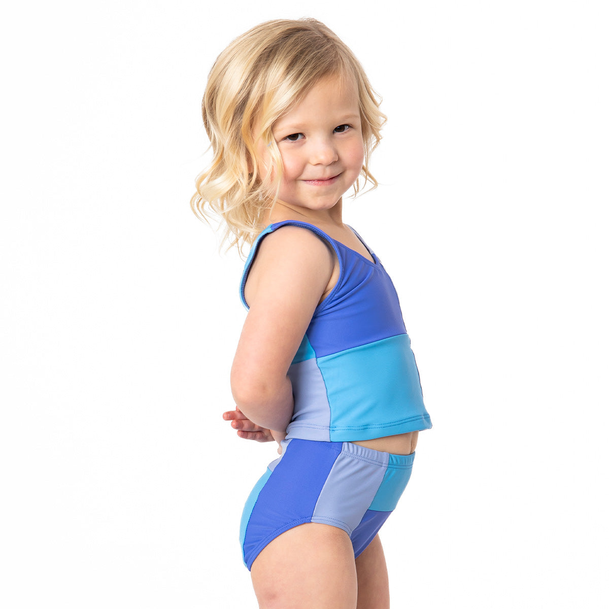V Neck Tankini Top (Girls)