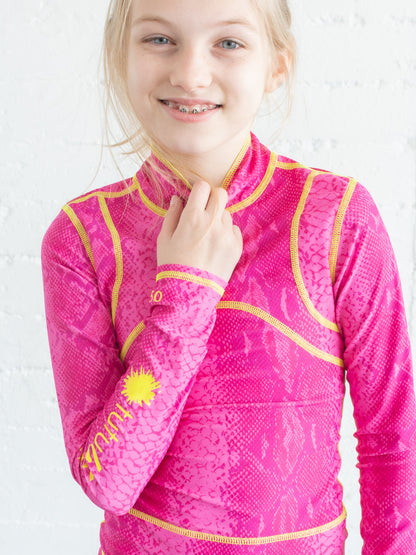 Girl's Short Swimsuit - In The Pink *FINAL SALE*