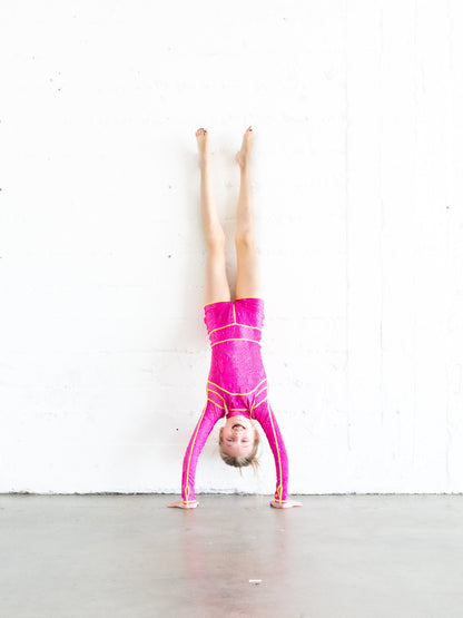 Girl's Short Swimsuit - In The Pink *FINAL SALE*