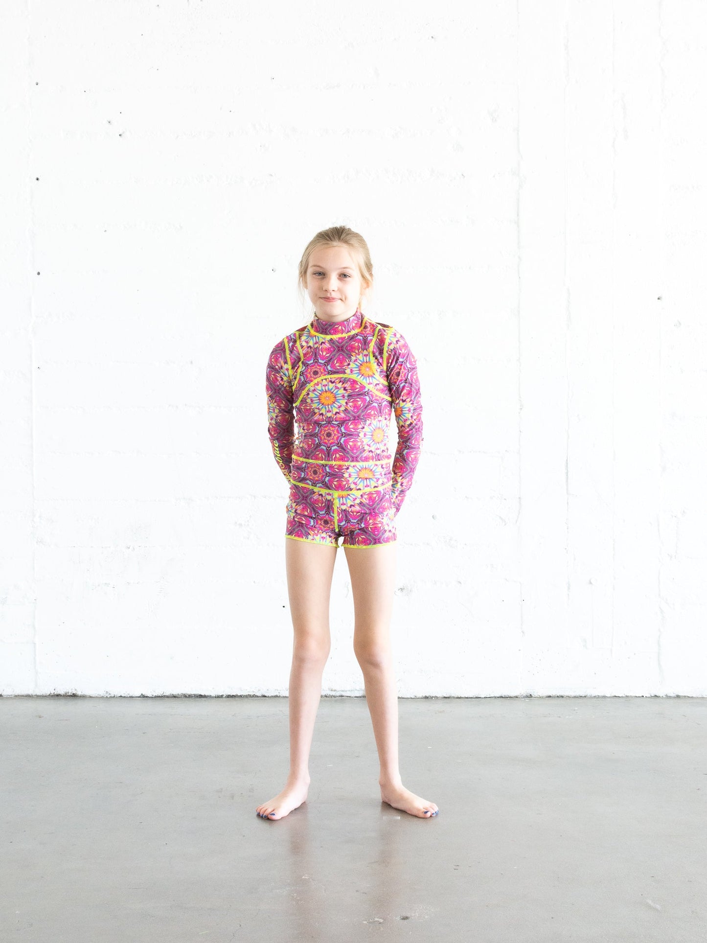 Girl's Short Swimsuit - Kaleidoscope *FINAL SALE*