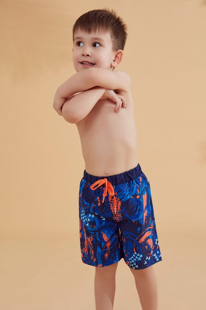 Woven Navy Boys Shorts