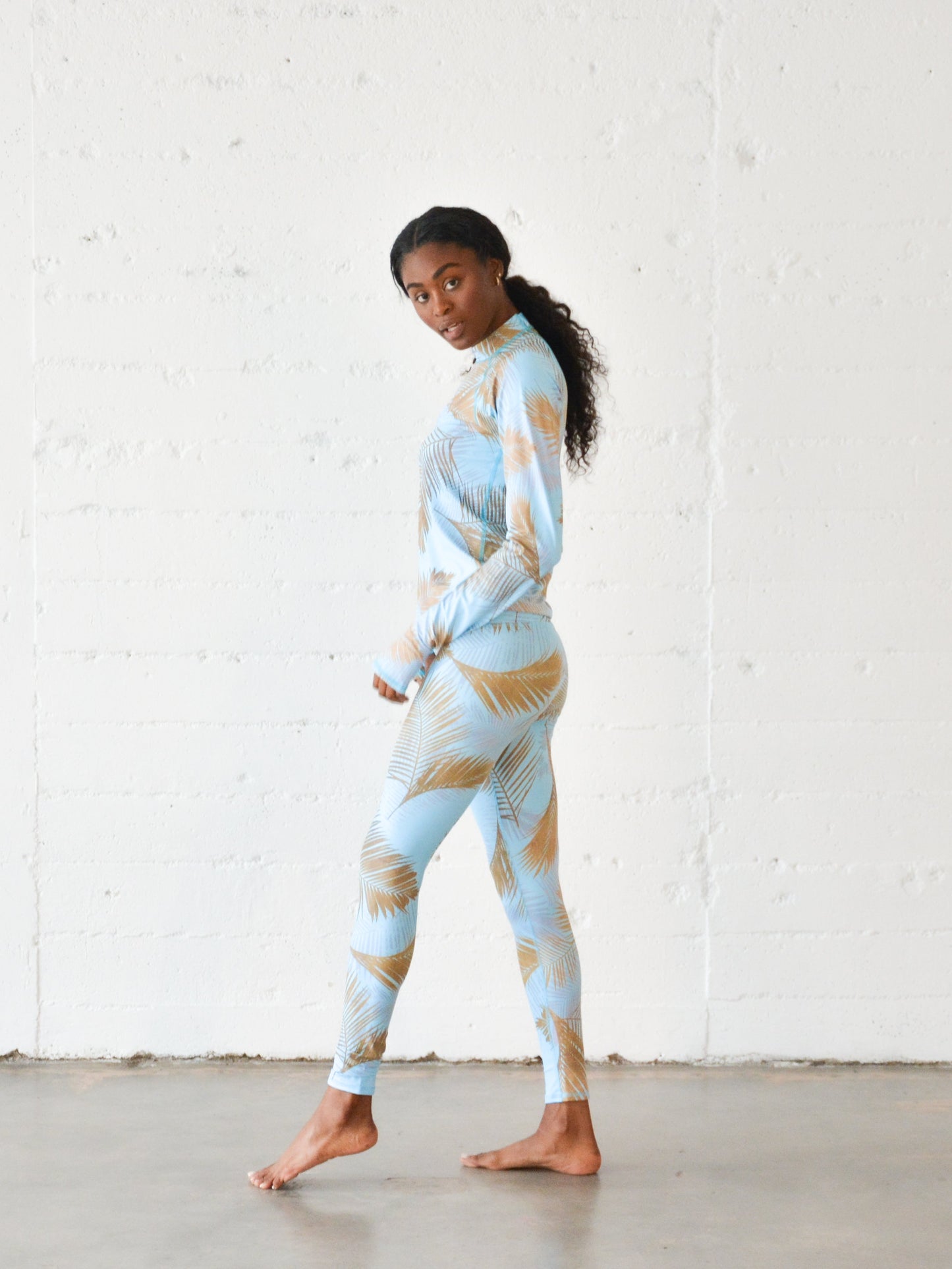Women's Pullover Raglan - Misty Palm