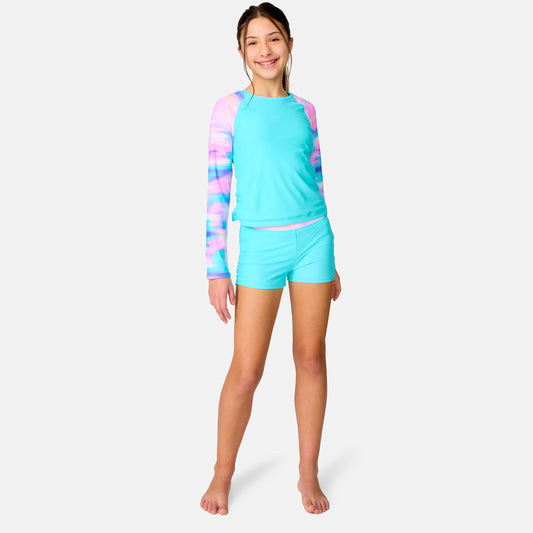 Girls' Dreamy Drift Rash Guard Swim Set