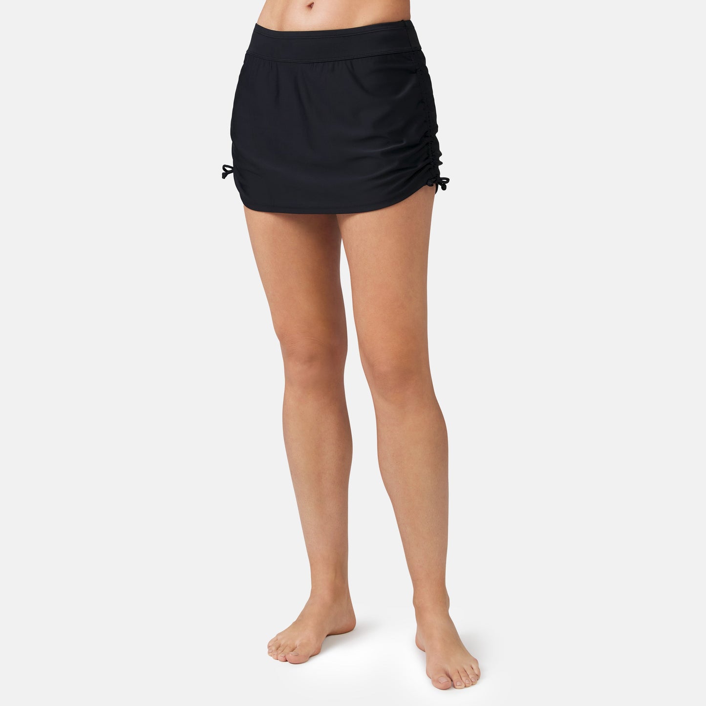 Women's Side Shirred Swim Skirt