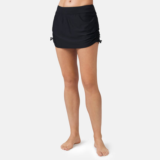Women's Side Shirred Swim Skirt