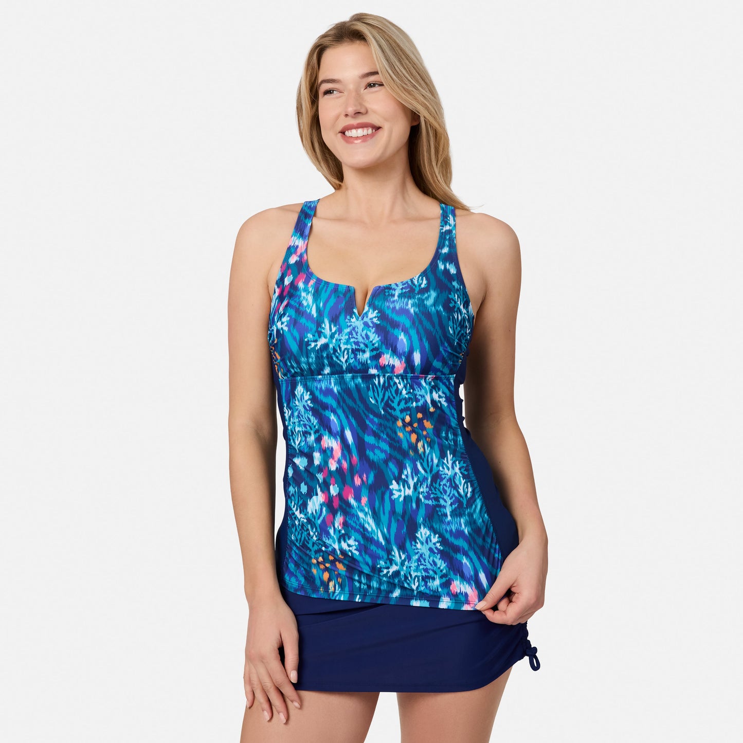 Women's Undersea Notch Front Tankini Top