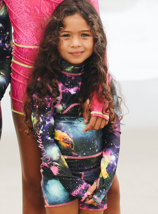 Girl's Short Swimsuit - Galaxy *FINAL SALE*