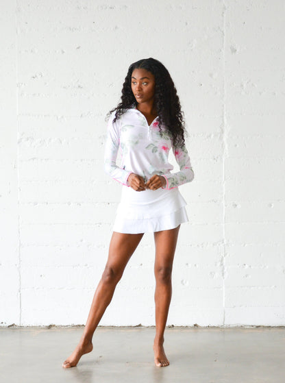Women's Swim Skort - White