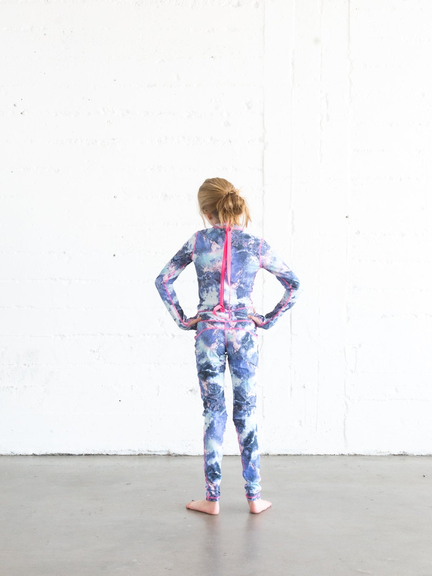 Girl's Long Swimsuit - Stardust