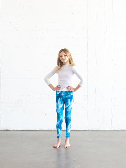 Girl's Pullover Rash Guard - White