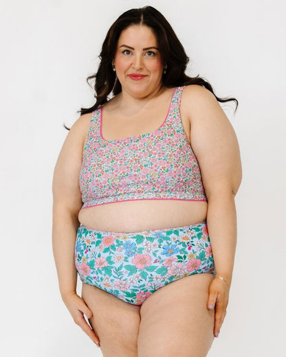 Whimsy Floral Scoop Bralette