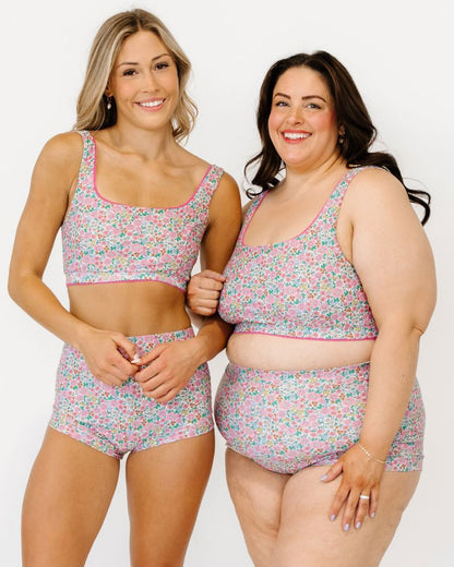 Whimsy Floral Scoop Bralette