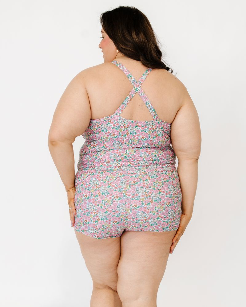 Retro Dot Ruffle Skirt w/ Bottoms