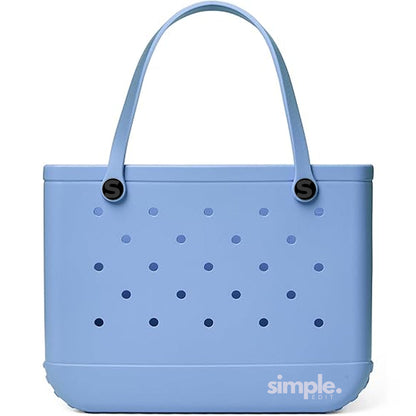 Everyday Extra Large EVA Tote – Carolina on My Mind Blue | Waterproof, Lightweight, Sandproof Oversized Carryall