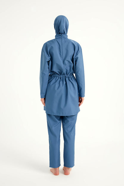 Andalus Full Coverage Burkini Set with Front Ruching A2502-6