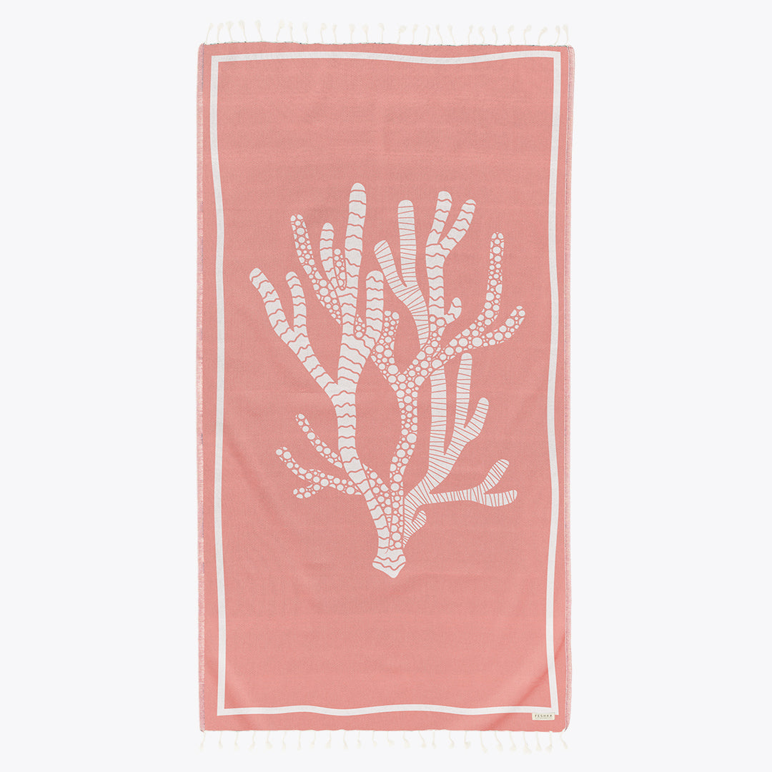 Coral Beach Towel