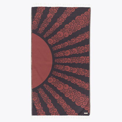Golden Hour Sunset Beach Towel