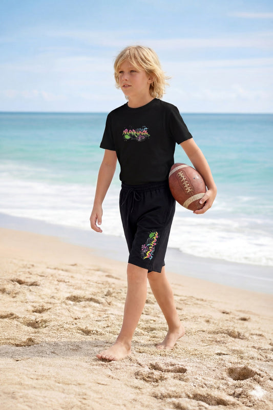 Marina Teen Boys' Swim T-Shirt with UPF50+ Sun Protection (Junior Fit)