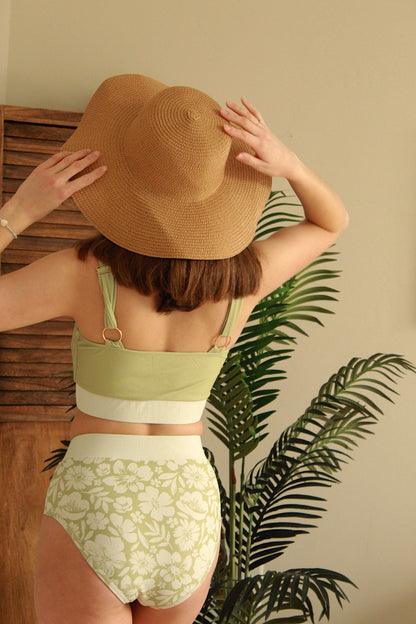 Sage Swim Bottom. -Final Sale
