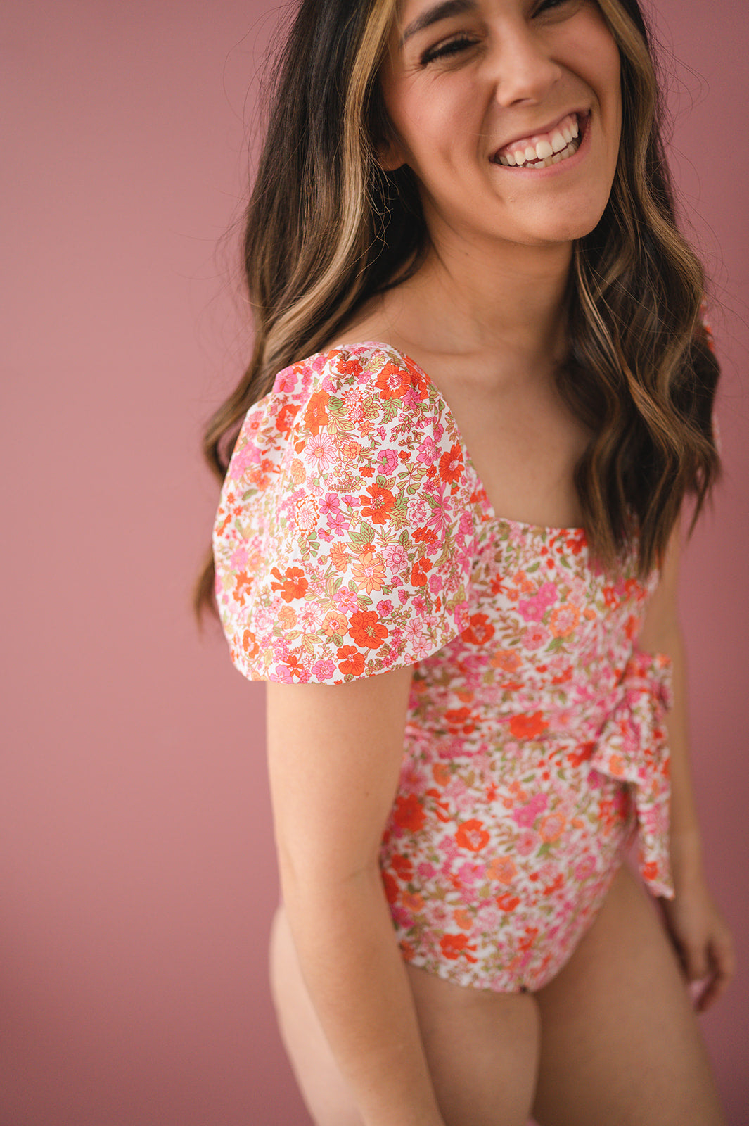 Oaklee Suit in Pink Floral