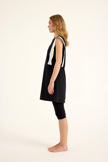 Swim Dress Half-Coverage Swimsuit (3-Pieces)