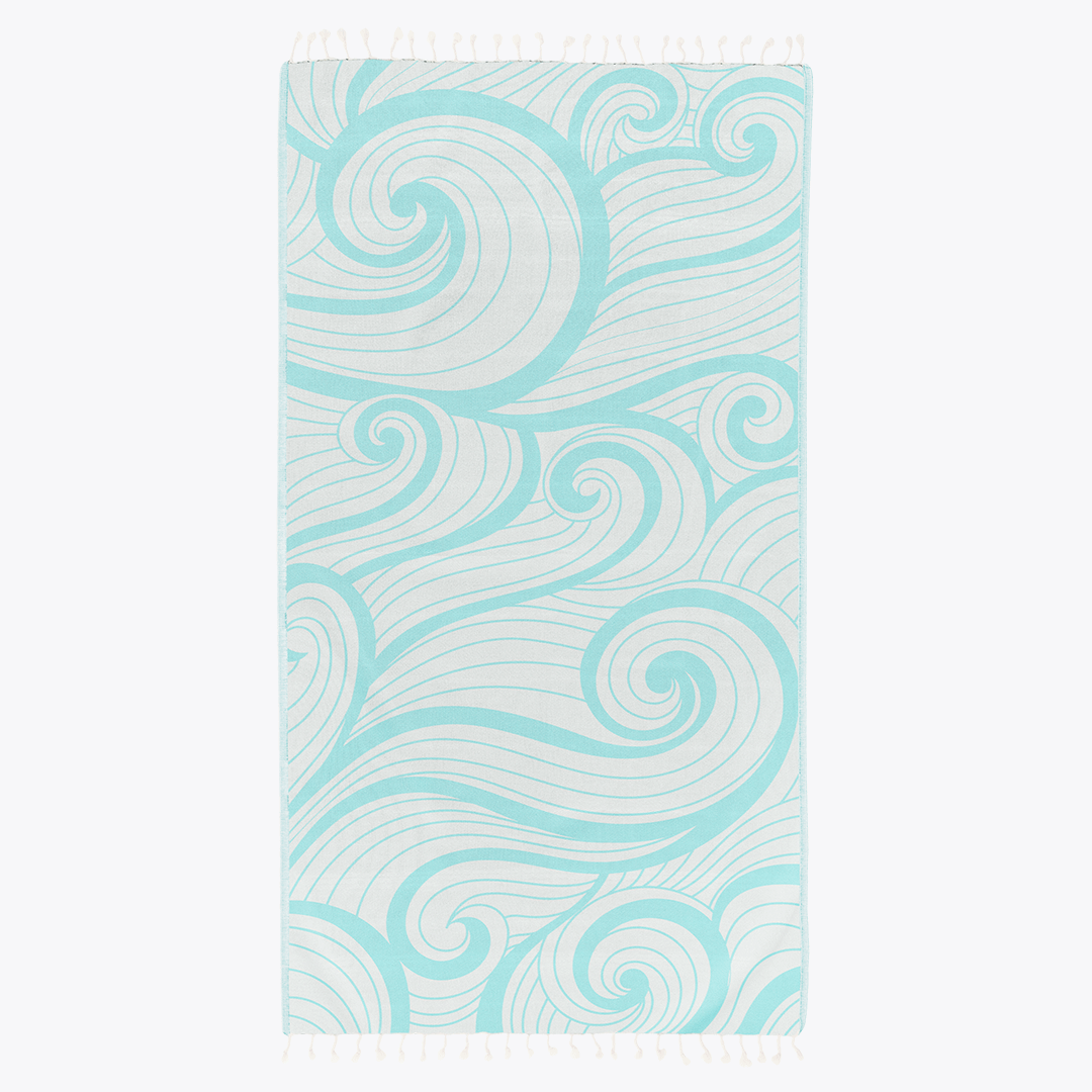 Summer Waves Beach Towel