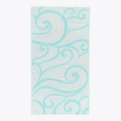 Summer Waves Beach Towel
